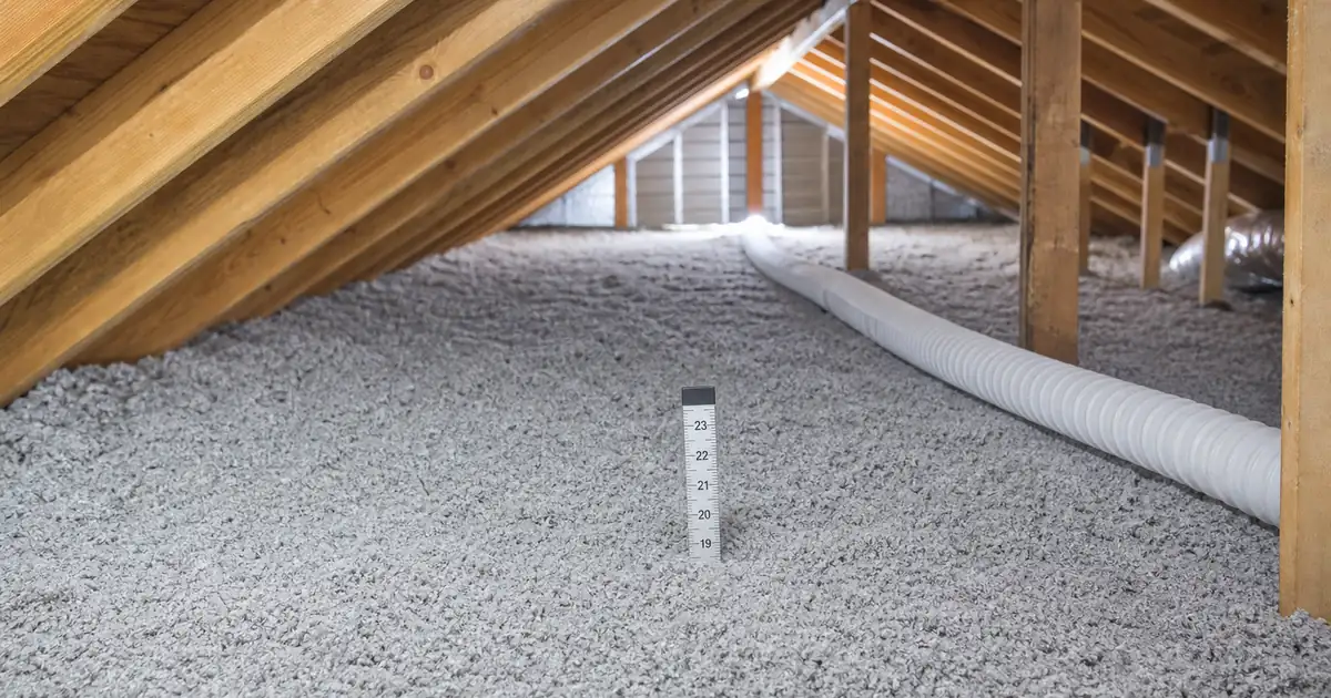 Xcel Power Ahead Colorado rebate attic insulation upgrade in a Denver Colorado home